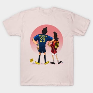 Marco Materazzi and Rui Costa T-Shirt